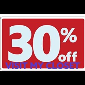 CLOSET'S SALE ALL DRESSES 30% OFF